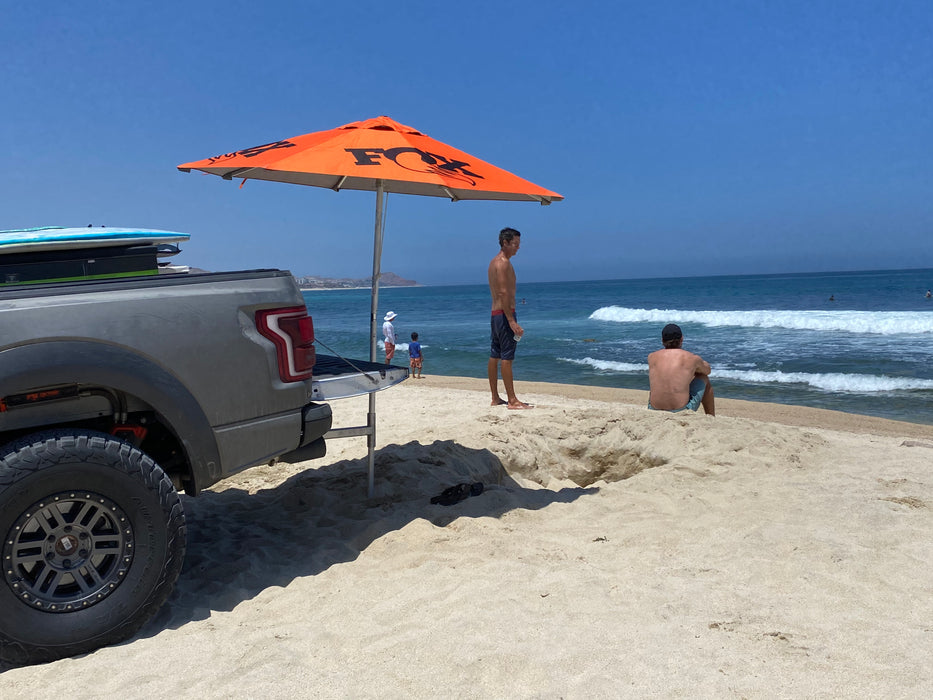 Custom Printed Umbrella with Aluminum Tail Gate Hitch