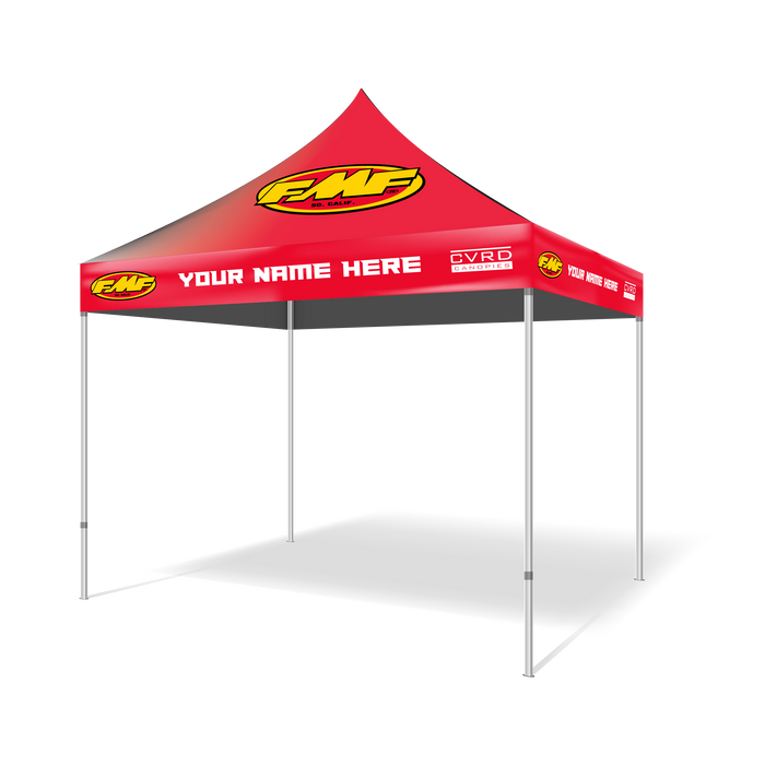 Team FMF® 10x10 Custom Printed Pop Up Tent | Includes Slip-Cover, Free Shipping Within Continental United States, Tax Included